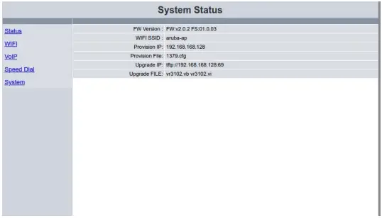 AEI VR-3X00 Wi-Fi Handset Phone A7