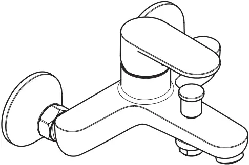 hansgrohe 71447000 Vernis Blend Bath Mixers - 1