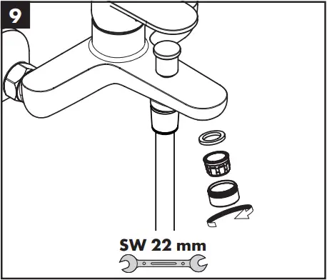 hansgrohe 71447000 Vernis Blend Bath Mixers - a10