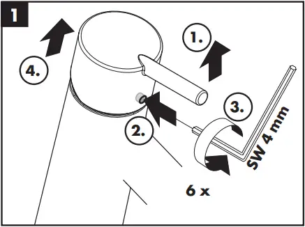 hansgrohe 71447000 Vernis Blend Bath Mixers - b4