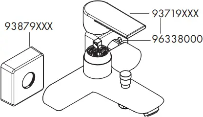 hansgrohe 71447000 Vernis Blend Bath Mixers - e10
