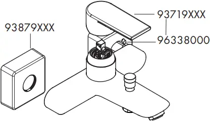 hansgrohe 71447000 Vernis Blend Bath Mixers - e6