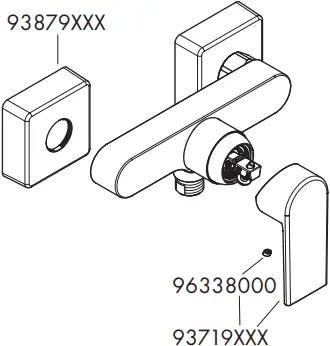 hansgrohe 71447000 Vernis Blend Bath Mixers - e8