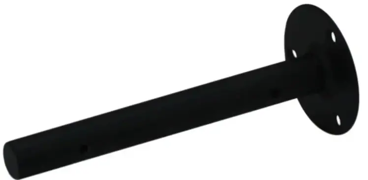 allen roth 46151PKXLG Black Shelf Bracket