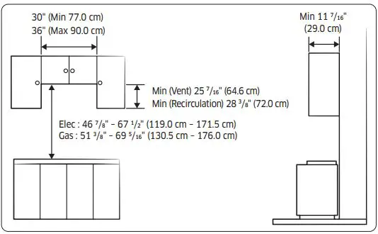 SAMSUNG NK30CB700WCGAA Bespoke Chimney Hood-fig7