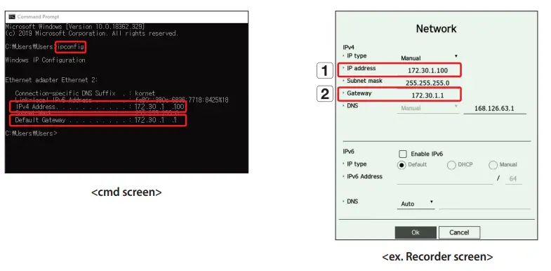 WISeNeT ARD-1610 Digital Video Recorder - Connecting a recorder