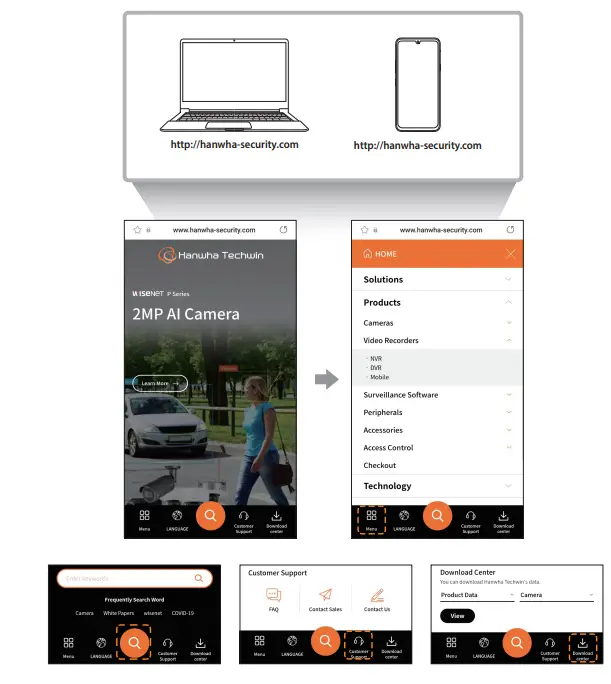 WISeNeT ARD-1610 Digital Video Recorder - Using Product Information
