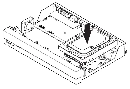 WISeNeT ARD-1610 Digital Video Recorder - main board