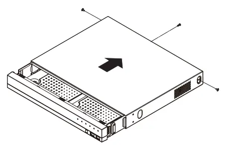 WISeNeT ARD-1610 Digital Video Recorder - screws on the lef