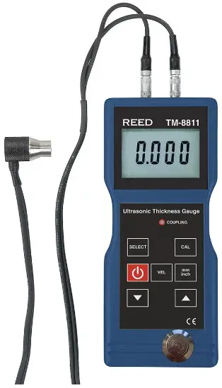 REED Instruments TM 8811 Ultrasonic Thickness Gauge