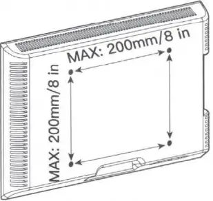 ERGOAV ERMTS1-01B Tilt Mount for TVs up to 32 01