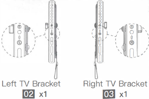 ERGOAV ERMTS1-01B Tilt Mount for TVs up to 32 06