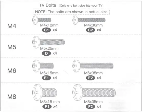 ERGOAV ERMTS1-01B Tilt Mount for TVs up to 32 09