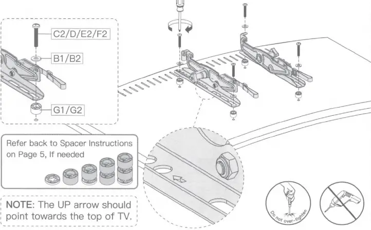 ERGOAV ERMTS1-01B Tilt Mount for TVs up to 32 16