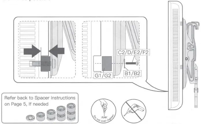 ERGOAV ERMTS1-01B Tilt Mount for TVs up to 32 19
