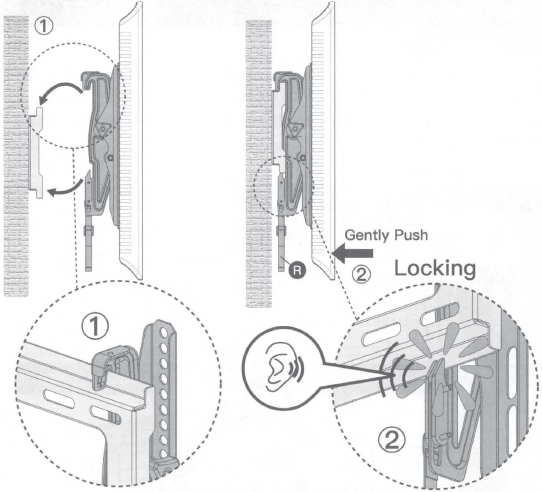 ERGOAV ERMTS1-01B Tilt Mount for TVs up to 32 40