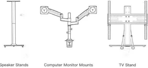 ERGOAV ERMTS1-01B Tilt Mount for TVs up to 32 44
