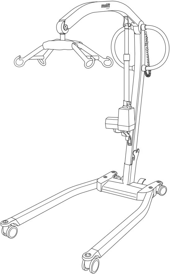 molift Smart 150 Portable Patient Lifter