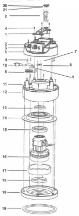DiamaPro WVX Industrial Wet VAC - ASSEMBLY