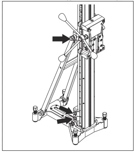 To change drill column