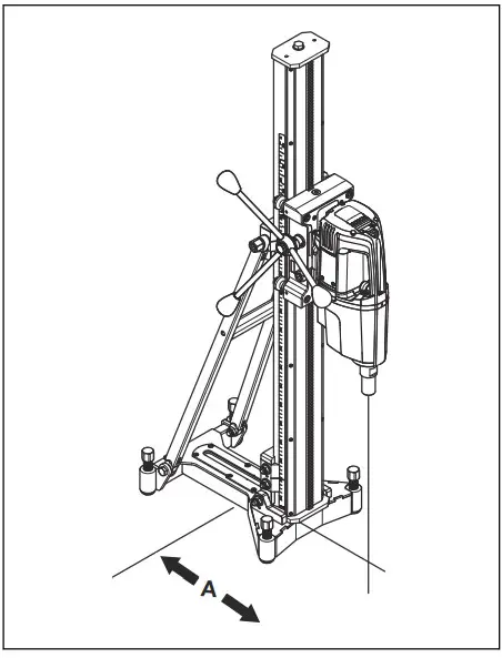 To install the product with an expander bolt