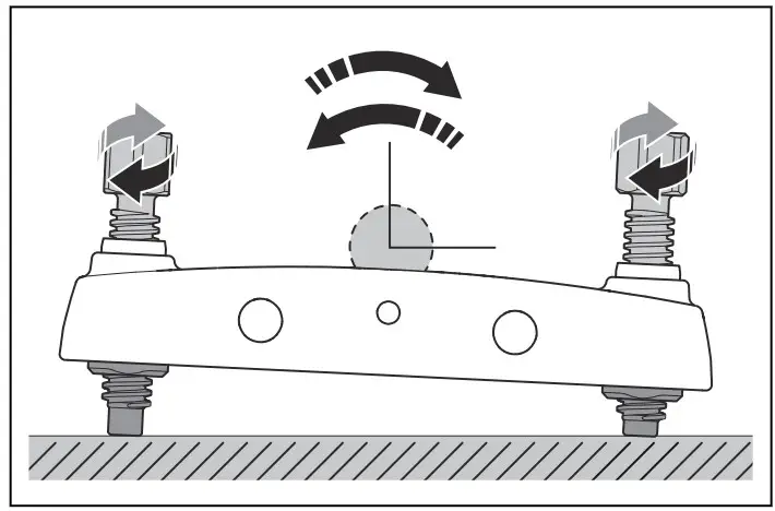 To install the product with an expander bolt