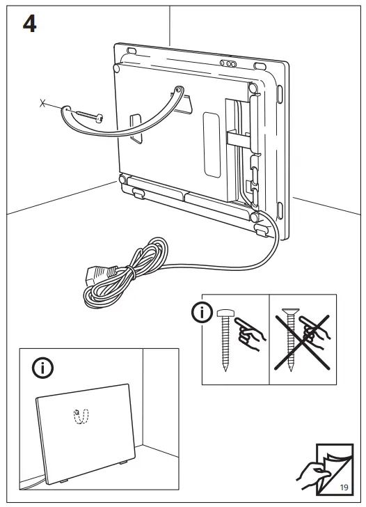 IKEA SYMFONISK Cadre À Wi Fi Speaker Blanc - Fig 9