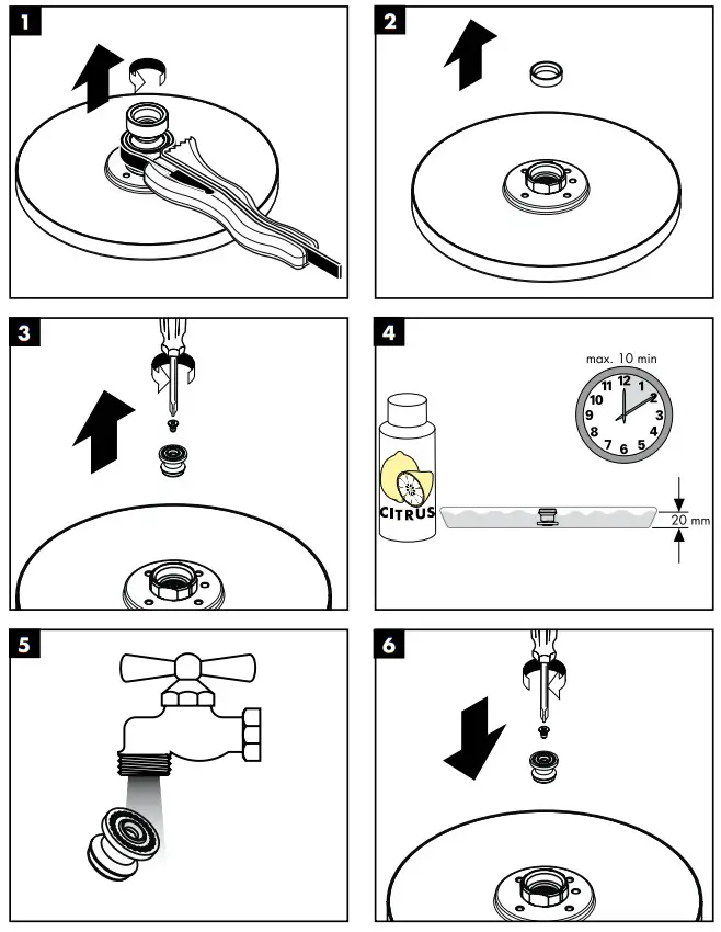 hansgrohe Raindance 27471000 Overhead Shower - fig 10