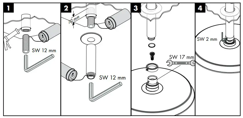 hansgrohe Raindance 27471000 Overhead Shower - fig 6