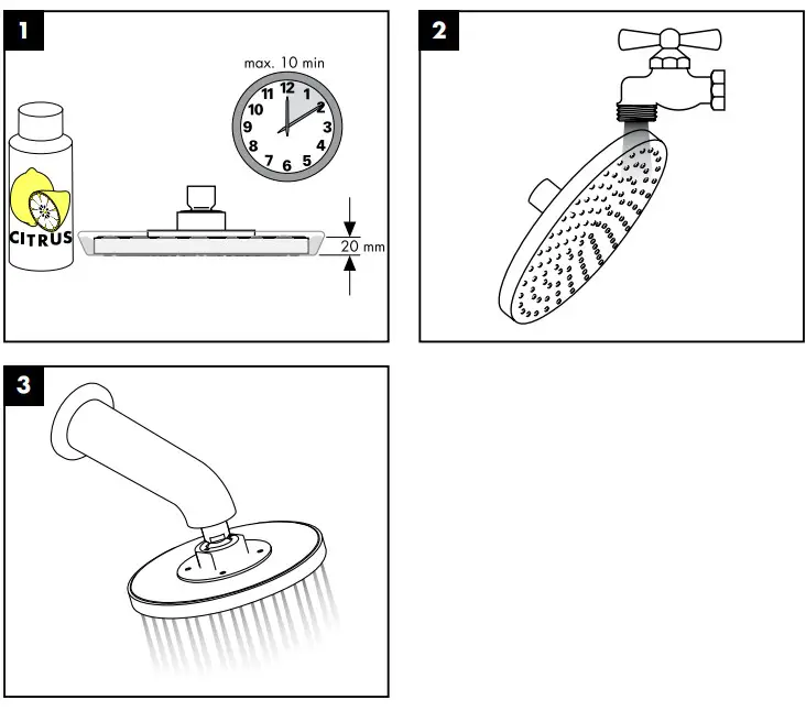 hansgrohe Raindance 27471000 Overhead Shower - fig 9