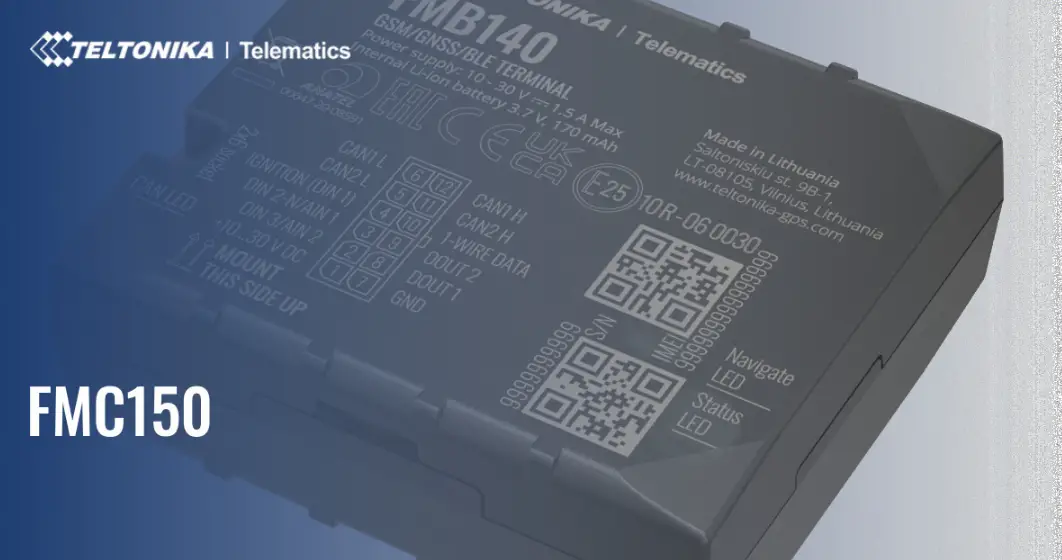 Teltonika Fmc150 4g Lte Cat 1 Tracker Router Distributor Owner's Manual