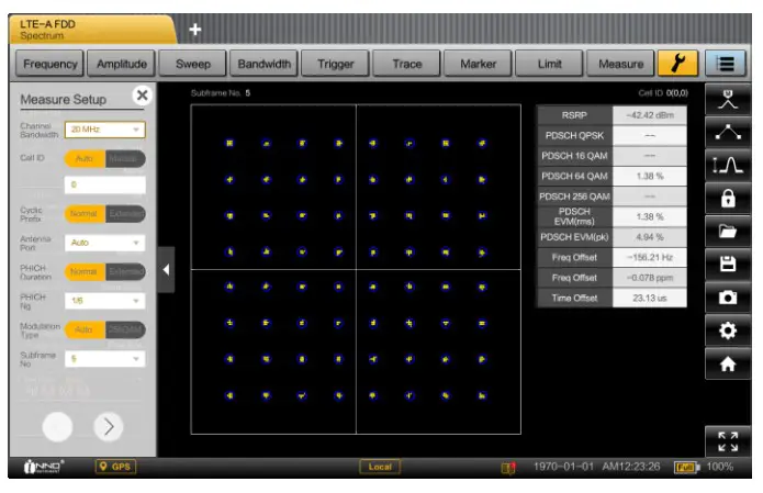 INNO Instrument 5G SMARTTM Handheld Spectrum Analyzer - CONSTELLsATION