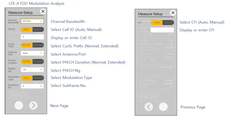 INNO Instrument 5G SMARTTM Handheld Spectrum Analyzer - MODULATION