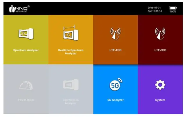 INNO Instrument 5G SMARTTM Handheld Spectrum Analyzer - change