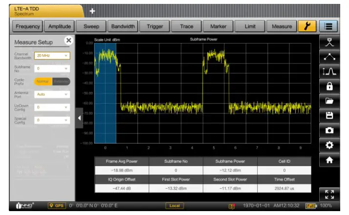 INNO Instrument 5G SMARTTM Handheld Spectrum Analyzer - frame