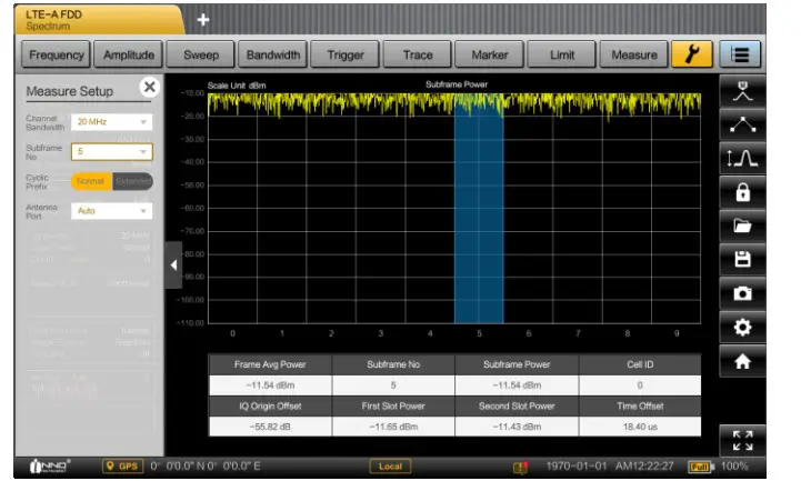INNO Instrument 5G SMARTTM Handheld Spectrum Analyzer - provide a power