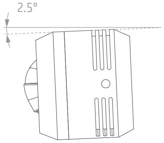 LITEMOVE K 1973 LED Front Light for E Bikes - DEGREES DOWNWARD
