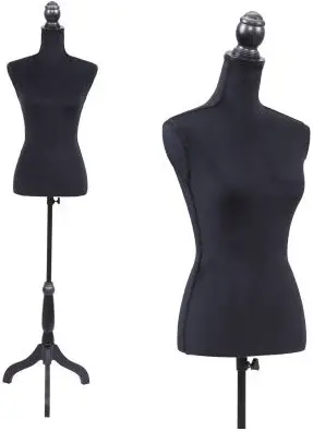 JAXPETY SY18A0246 Female Mannequin Torso Clothing Display Rack