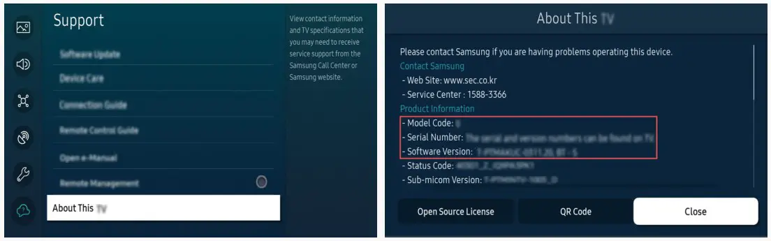 SAMSUNG TU65CU7105K Crystal UHD 138cm 55 Inch Smart - Updating the Software 1