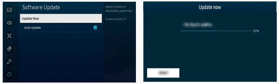 SAMSUNG TU65CU7105K Crystal UHD 138cm 55 Inch Smart - Updating the Software 5