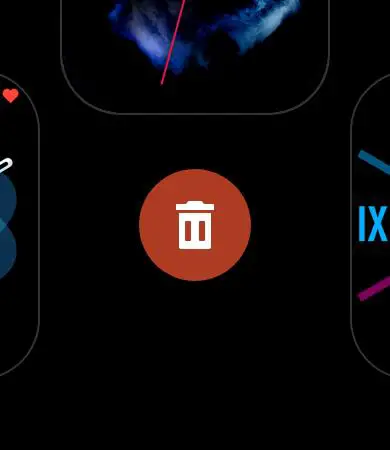 Delete watch faces