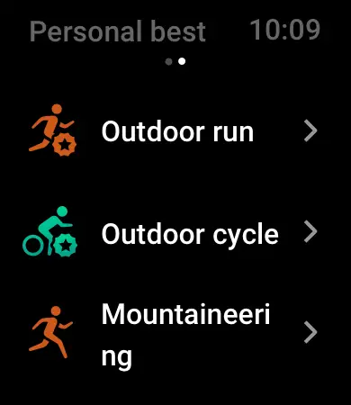 Best workout records