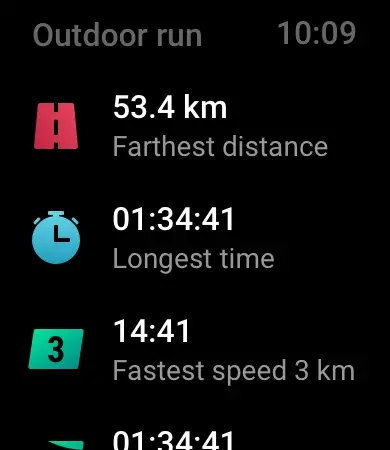 Best workout records