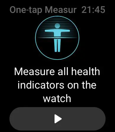 One-tap measurement