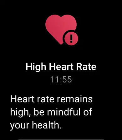 Heart rate alerts