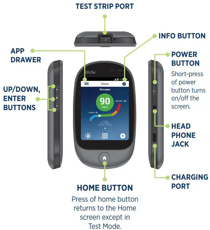BioTel-BGM-4-QSG-ENG-SPA-Blood-Glucose-Monitoring-System-fig 1