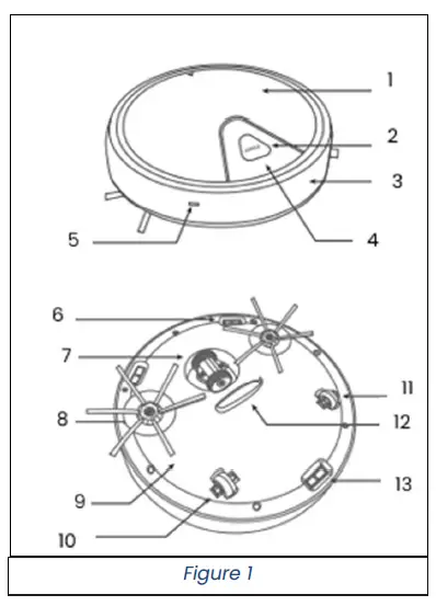 Livoo DOH135 Robot Vacuum Cleaner-FIG-1
