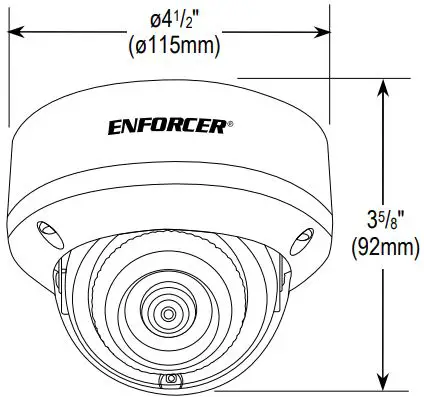 ENFORCER EV-N2506-2W4WMQ IP 5MP 2.8mm Mini Vandal Dome Camera with WDR-fig2