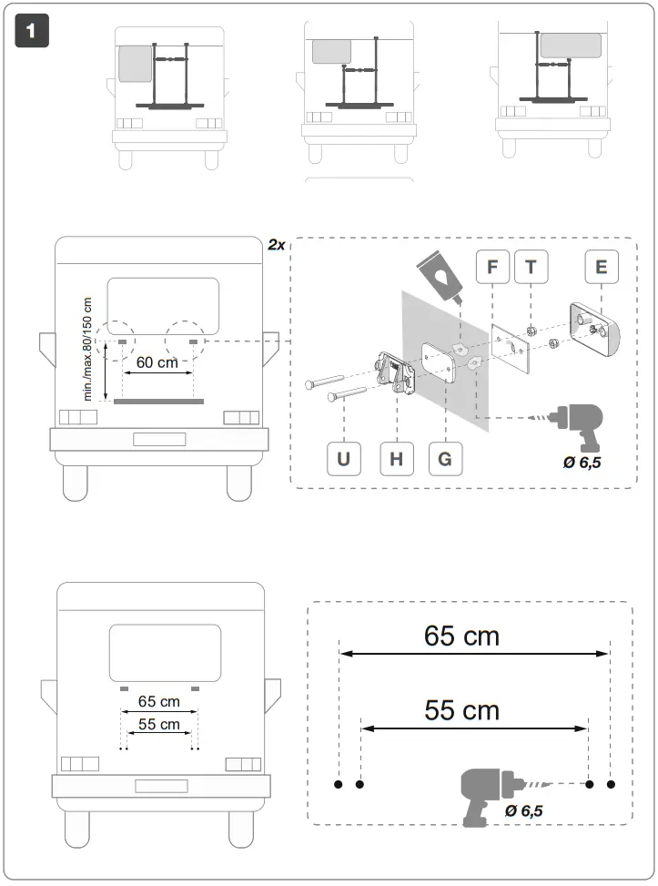 FIAMMA 02096-09 Pro Carry Bike - parts 3