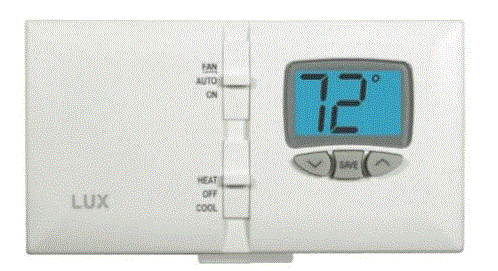 Lux Thermostat DMH110-010 Non-Programmable